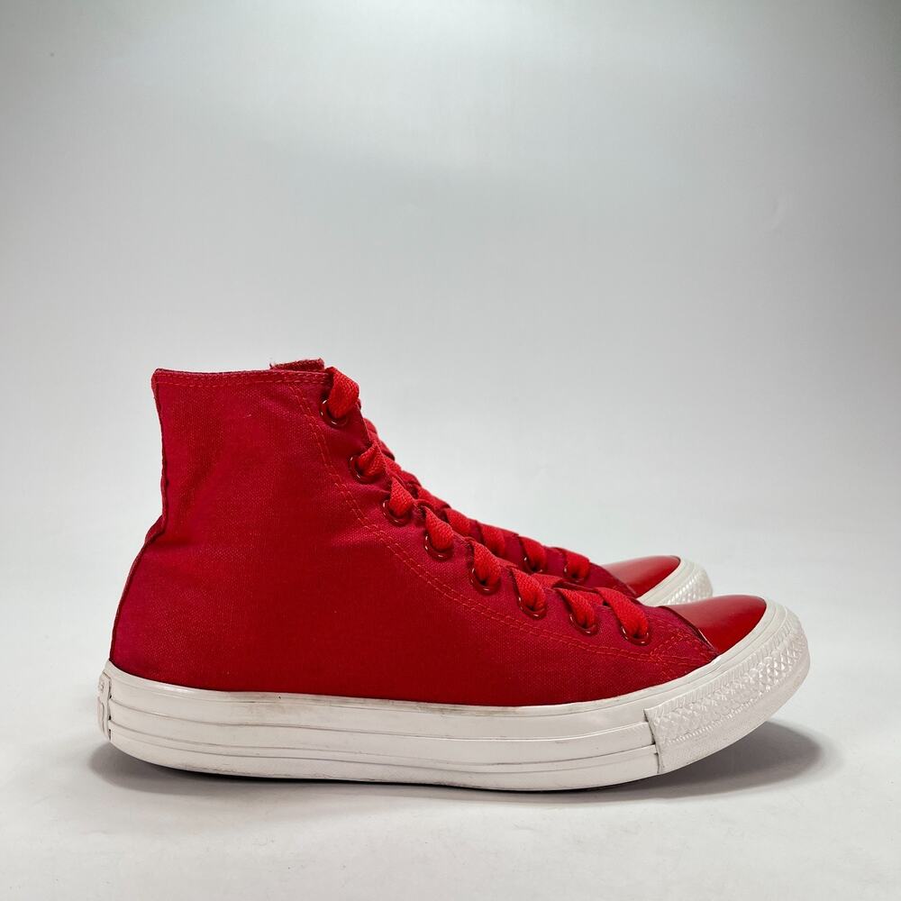 Converse Chuck Taylor All Star Core Mono Hi Red Sneakers 142401F Men's Size 7